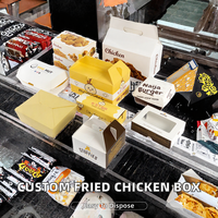 Boîte à emporter pliable en papier kraft de qualité alimentaire, emballage alimentaire jetable étanche pour restaurant