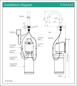 Chất Lượng Cao Brass Cảm Ứng Miễn Phí Tự Động Xà Phòng <span class=keywords><strong>Dispenser</strong></span> Touchless Cảm Biến Chuyển Động Tay Bọt Chất Lỏng Tự Động Xà Phòng <span class=keywords><strong>Dispenser</strong></span> - Product Image 6