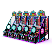 Billet de luxe pour enfants produits retour intérieur pistolet tirer à pièces armoire jeu vidéo basket-ball Machine d'arcade