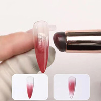 BQAN Multifonctionnel Doux Rond Silicone Correcteur Brosse De Maquillage Outil De Manucure Mini Tampon À Ongles Brosse À Ongles Pour Salon De Manucure