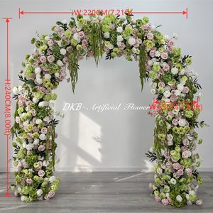 Arco de Flores Artificiales de Alta Calidad para Decoración de Bodas, Venta Caliente de Fábrica DKB - Product Image 2