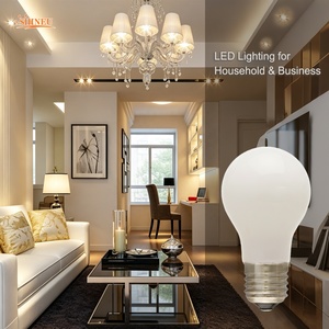 <span class=keywords><strong>Ampoule</strong></span> LED à filament givré A19 A60 E27 4W 6W Dimmable Blanc chaud 2700K CRI80 Télécommande Certifiée CE 90 Lm/W 50000 heures - Product Image 2