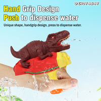 Pistolet à eau portable dinosaure T-Rex de simulation pour jeux aquatiques en extérieur et piscines