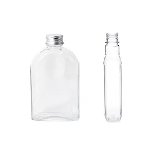 Neues Design 250ml 500ml Schnapp glasflasche Versiegelte Getränkes aft flasche mit Clip-Top-Stopfen