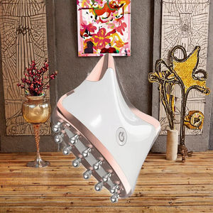 เครื่องนวดหน้าและผิวกายแบบพกพา ดีไซน์ใหม่ ใช้พอร์ต USB ผลิตจากวัสดุ ABS พร้อมแผ่นกัวซาไฟฟ้าและอุปกรณ์เสริม  พร้อมระบบ EMS สำหรับนวดหน้าและผิวกาย - Product Image 3