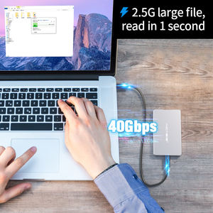 <span class=keywords><strong>Acasis</strong></span> USB4.0 40Gbps <span class=keywords><strong>NVMe</strong></span> M.2 SSD ENCLOSURE 2TB เคสอะลูมิเนียม USB Type-C พร้อมสาย40Gbps - Product Image 3