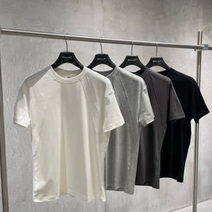 เสื้อยืดกีฬาคอกลมแขน<span class=keywords><strong>สั้น</strong></span>ทรงปกติ ระบายอากาศได้ดี เป็นมิตรกับสิ่งแวดล้อม <span class=keywords><strong>ตัด</strong></span>เย็บอย่างประณีต สำหรับผู้ชาย ผลิตจากผ้าฝ้ายและไลโอเซลล์ น้ำหนัก 220 กรัม สามารถปรับแต่งได้ - Product Image 2