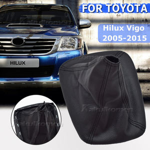 Funda Protectora para Palanca de Cambios de Cuero Automática para Toyota Hilux <span class=keywords><strong>Vigo</strong></span> 2005-2015, Funda para Palanca de Cambios 4WD - Product Image 3