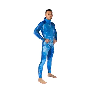 봄 정장 남성용 여성용 네오프렌 3mm 다이빙 잠수복 사냥 물고기를위한 짧은 서핑 카모 잠수복