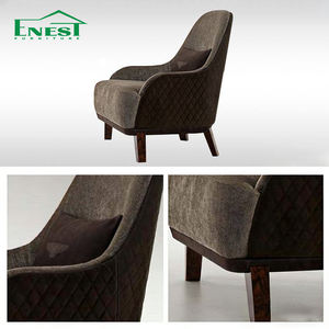 Poltrona Singola in Velluto di Lusso Italiano, Sedie Moderne per <span class=keywords><strong>Soggiorno</strong></span> con Braccioli, Set di Mobili di Alta Gamma per Villa - Product Image 3