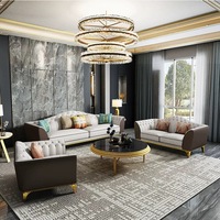 OEM Italienisch Modern Luxus Sleeper Mebel Villa Sofa garnitur Schnitt Cloud Couches Leder Wohnzimmer möbel für Zuhause