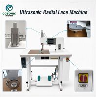Machine à coudre à ultrasons pour dentelle, machine de scellage de tissus haute vitesse pour la découpe des bords de sous-vêtements sans couture et le gaufrage de dentelle