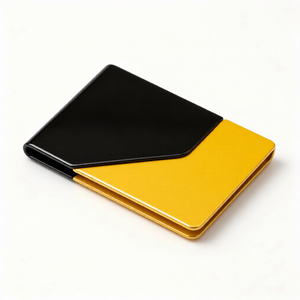 Caja de Almacenamiento de Tarjetas Metálicas de Alta Gama, Mecanizada por CNC, Personalizada OEM, Antimagnética, con Revestimiento de Titanio Negro - Product Image 1