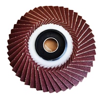 Disque à lamelles radial Premium de 4 pouces Disques à lamelles flexibles en oxyde d'aluminium Fleur Abrasifs Disco pour le polissage et le meulage