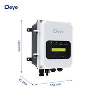 Pompe à eau solaire submersible Deye 2 CV 1500 W 4 pouces DC avec onduleur solaire pour l'irrigation de puits forés, économie d'énergie, OEM