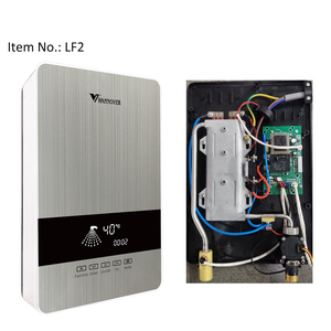 Chauffe-eau instantané sans réservoir 4500W 5000W 5500W, chauffe-eau électrique sans fin en plastique à fixation murale - Product Image 3