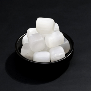 Оптовые натуральные целебные кристаллы: белый гипс, селенит, полированные круглые камни, драгоценные камни для фэншуй и домашнего декора - Product Image 4