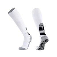 SHANXIN calcio calzini personalizzati Logo lungo antiscivolo calcio antiscivolo tinta unita bracciale autunno maglia sport aderente calze