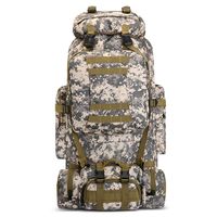 Sac à dos Daygos 100L grande capacité, tendance, en polyester, pour sports de plein air, alpinisme, ordinateur portable, extensible, rehaussable, unisexe