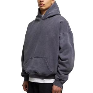 Oferta de Muestra: Sudadera con Capucha Cruzada de Corte Atlético Holgado para Hombre, Sudadera con Capucha Gruesa - Product Image 2