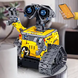 NEWCreative APP programlama 3 in 1 Robot kök yapı taşı seti çocuk bulmacaları uzaktan kumanda yapı blok oyuncaklar çocuk DIY oyuncak