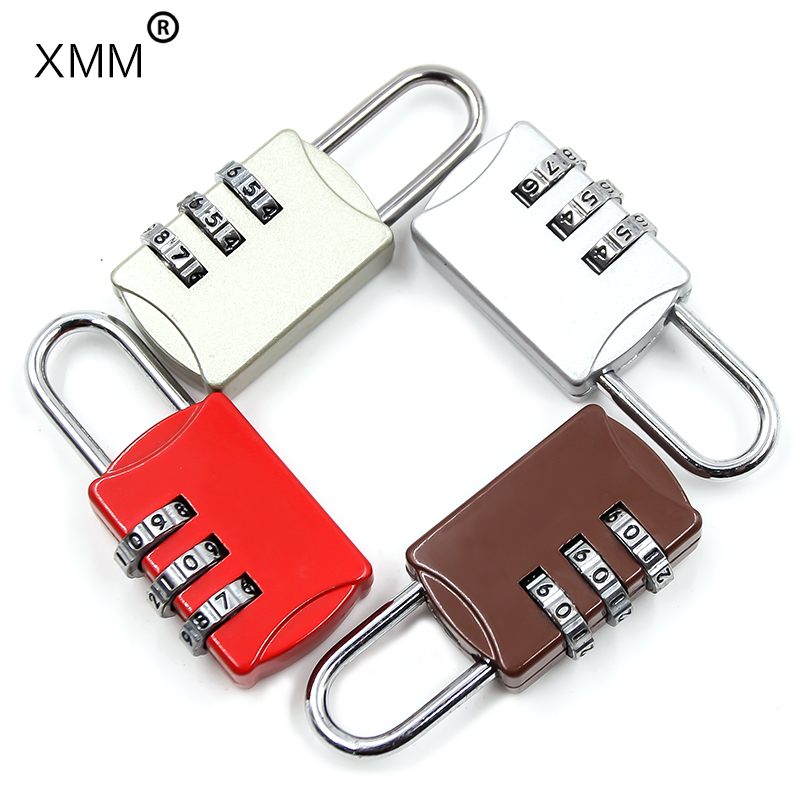 XMM-8019 Heavy duty из цинкового сплава, цинковый сплав безопасный цифровой сбросить пароль чемодан pad замок с комбинированным Прямая поставка с фабрики, замок