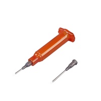 Aiguille de distribution Liscoe 14-27G 0,5" en acier inoxydable avec revêtement PTFE Teflon, embout Luer Lock résistant aux produits chimiques, pointe pour colle, OEM