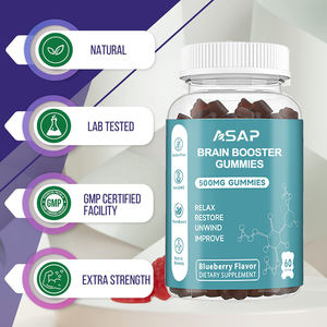 Etiqueta privada Nootropics Suplemento cerebral Memory Focus Oem Brain Booster Gummies - Product Image 2