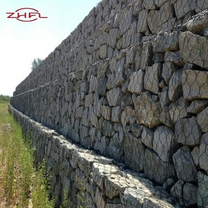 Filet de protection contre les chutes de pierres en maille hexagonale, fil de fer à faible teneur en carbone galvanisé à chaud, pour gabions - Product Image 5