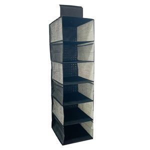 Organizador de Ropa Interior y Calcetines Portátil de Doble Cara con Colgador Metálico, Ahorra Espacio, Ecológico, Bolsa para Ropa de 40x80cm - Product Image 2