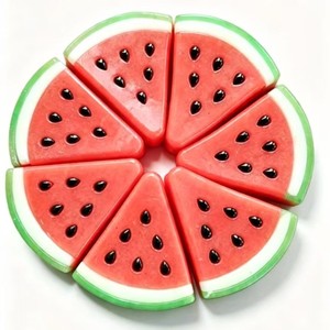 Watermelon Squishy Toy TPR Soft Squeeze Toy Slow Rebound Stress Relief Sensory <b>Fidget</b> Toy for Kids Adults - Product Image 6