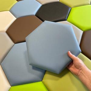 <strong>UK</strong> Home Decor <strong>Wall</strong> Decor 3D 4D Classic <strong>Art</strong> PU Interior Leather <strong>Wall</strong> Paneling Acoustic Panel - Product Image 2