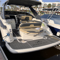 Tapis de sol pour bateau Monterey 320 Cockpit Pad 2018, en mousse EVA imitation teck, style SeaDek MarineMat Gatorstep, auto-adhésif