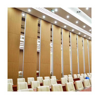 Cloison pliante manuelle en MDF, porte coulissante, écran de séparation moderne pour hôtel, hôpital, école, salle de classe, acoustique