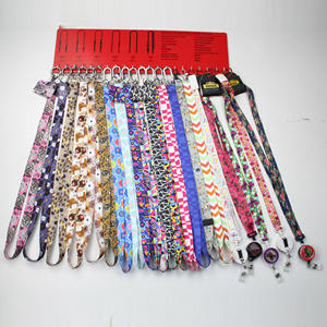 カスタムロゴ入りナイロン製ランヤード、卸売シルクスクリーンキーホルダーネックストラップランヤード、カスタムパターン入りロゴ入りランヤード - Product Image 1