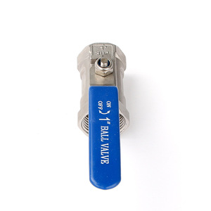 Vanne à boisseau sphérique monobloc 1 pouce à filetage interne en acier inoxydable 304 pour le contrôle de l'alimentation en eau - Product Image 2