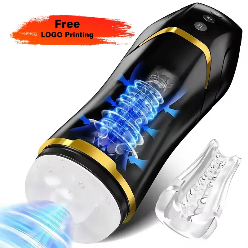 2 IN 1 Vibrating Electric Sucking Man Stroker Machines Automatic Suction Male Masturbation Cup For Men Adults Sex Toys