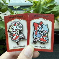 Badge en métal imprimé dessin animé, logo personnalisé, épinglette en émail souple ou dur pour la décoration - Vente en gros