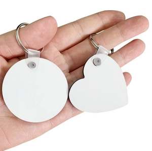 Porte-clés vierge pour sublimation double face - Porte-clés personnalisé en MDF pour cadeaux promotionnels - Product Image 6