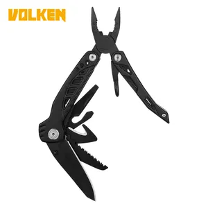 Tất Cả Trong Một Pocket Knife Ngoài Trời Gấp Kìm Cắm Trại Di Động Survival Knife Với Saw Wire Cutter Kìm