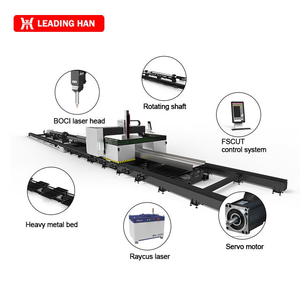 เครื่องตัดเลเซอร์ไฟเบอร์ PX26035 แบบสองสถานี สำหรับตัดเหล็กเอชบีมขนาดใหญ่ รูปตัว H และท่อโลหะสแตนเลส - Product Image 4
