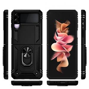 Luxury Armor Design Shockproof TPU+PC Waterproof Camera Cover Protection Case for Samsung Z <strong>Flip</strong> 6/5/4/3 Magnetic Ring - Product Image 5