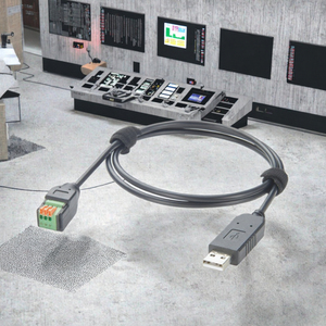 <span class=keywords><strong>Cable</strong></span> Adaptador Convertidor de Puerto Serie USB FTDI a RS485 de 1m, 3 Pines, Macho/Hembra, con Botón de Presión, Herramienta UART <span class=keywords><strong>Modbus</strong></span> sin Necesidad de Instalación - Product Image 3