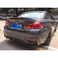 Diffuseur arrière en carbone M4 pour BMW F82 M4 GTS F80 M3 2015-2019 avec feu stop