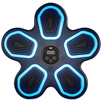 Machine de boxe musicale intelligente murale avec lumière LED, cible de boxe pour entraînement de fitness à domicile