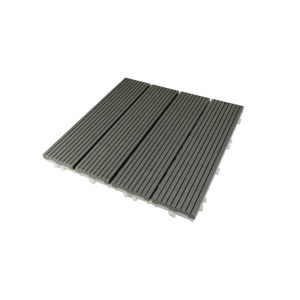 WPC พื้นไม้ผสมพรีเมี่ยม, พื้นไม้ผสมพรีเมี่ยมสำหรับระเบียงสวนกระเบื้องคอมโพสิตกันน้ำขนาด30x30x60ทันสมัย - Product Image 6