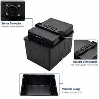Caja de Batería Personalizada de ABS y PC, Carcasa Vacía para Motocicleta EV 4820 Precision, para Paquete de Baterías de Litio, Almacenamiento de Energía, OEM, ODM