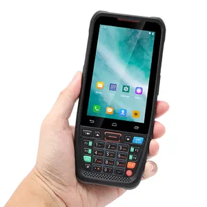 UNIWA pemindai kode QR Laser 2D, pemindai kode QR Android 10 PDA, ponsel pintar ramping genggam 3G/4G dengan tampilan LED HD Octa Core CPU