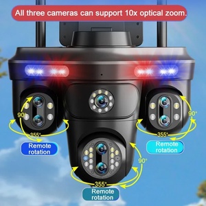 7Lens 4Screens Max Ultra HD 18K 35MP 3PTZ 30X Optical Zoom Outdoor Wifi IP <b>CCTV</b> Security Network <b>Wireless</b> Cameras Surveillance - Product Image 4