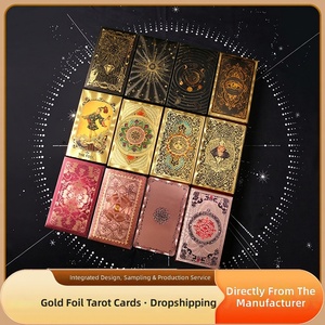Cartas de <span class=keywords><strong>Tarot</strong></span> Internacionales, Juego Completo, Cartas de Juego Resistentes al Agua de PET, Juego de Mesa Educativo Personalizado - Product Image 5